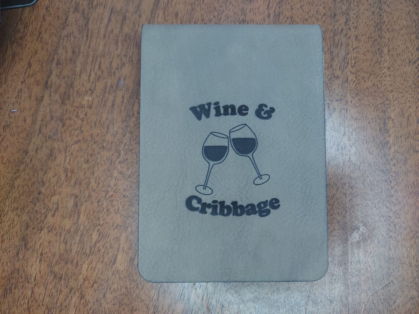 Travel Cribbage Board, Laser Cut Folding Game with Leatherette Cover & 15 Design Choices, Portable Peg Board for Camping, RV, and Game Night - Image 10