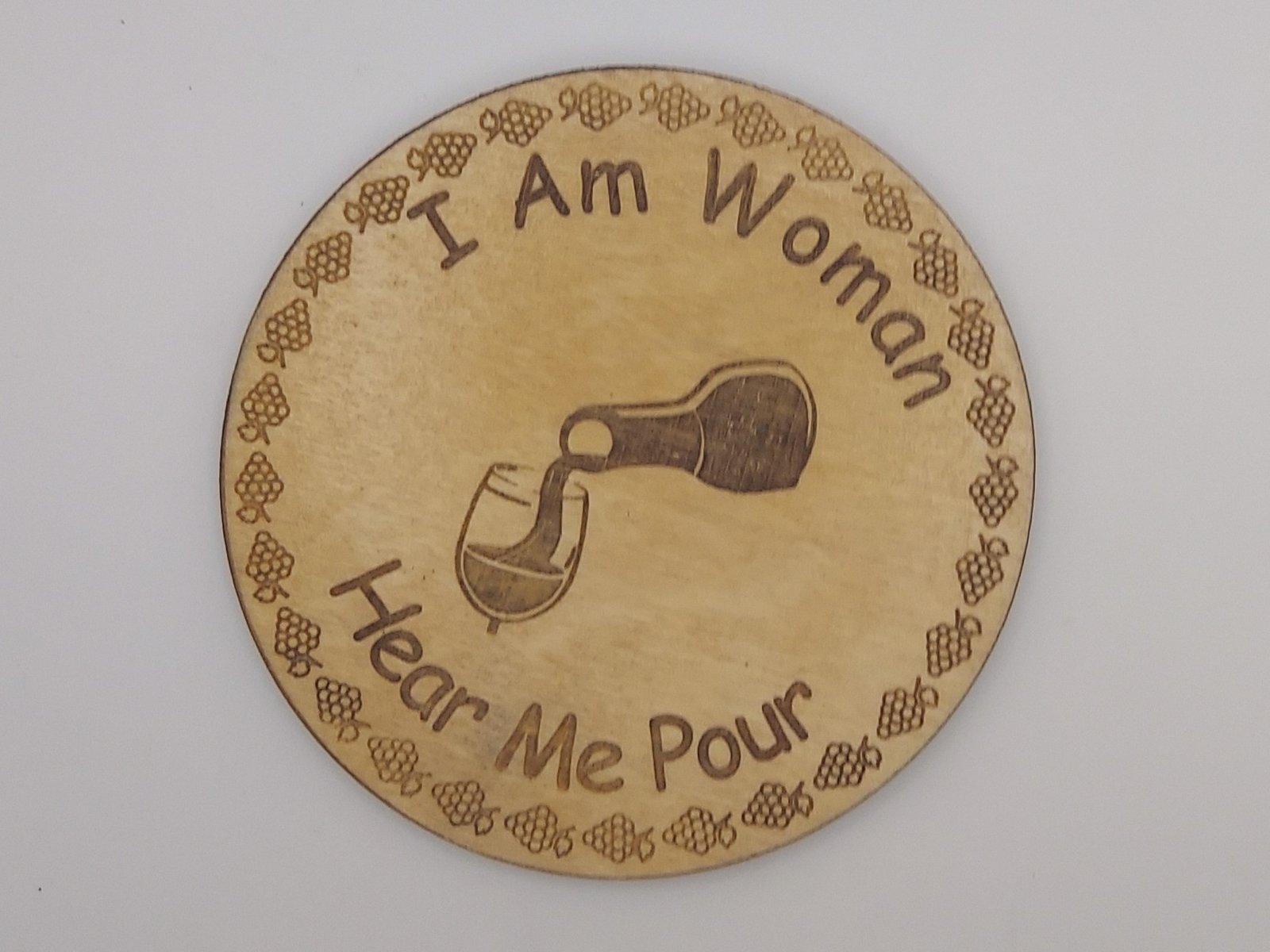 Wine Enthusiast Wooden Coasters set 2 Laser Engraved with Coaster Holder, Humorous Sayings, Great for Housewarming Gifts and Wine Lovers - Image 4