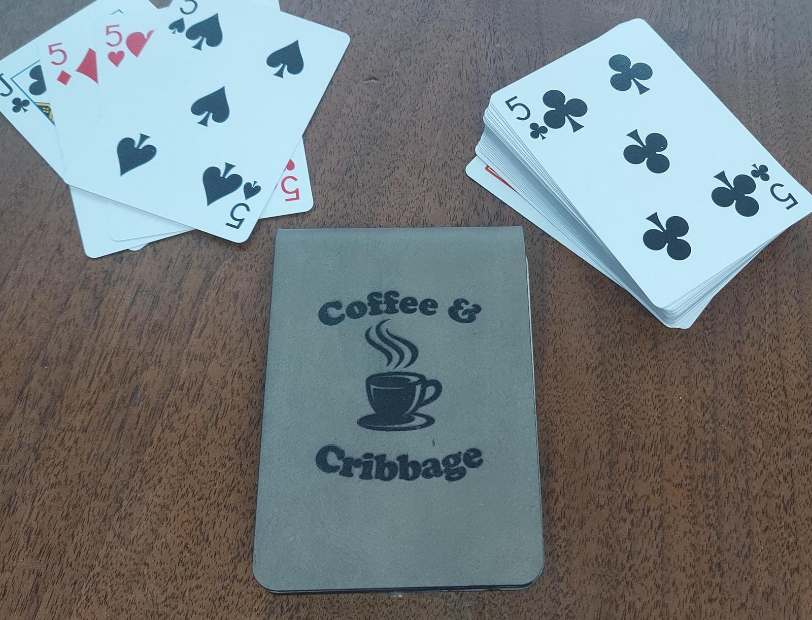 Custom travel cribbage board. Personalize this travel game for a unique gift for vanlife or camping card game lover for their belt bag. - Image 7