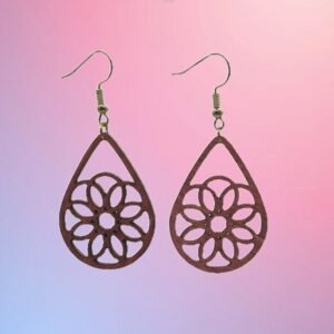 Geometric 1 Themed Earrings, State Pride. Great Jewelry gift for gift baskets, mother's day gifts. Laser Cut, stained