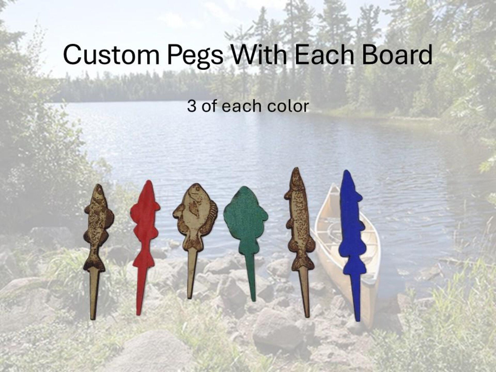 Custom lake cribbage board, Any Minnesota lake, personalized gift for lake lovers, game board and map in one, wall display. Laser Engraved - Image 11